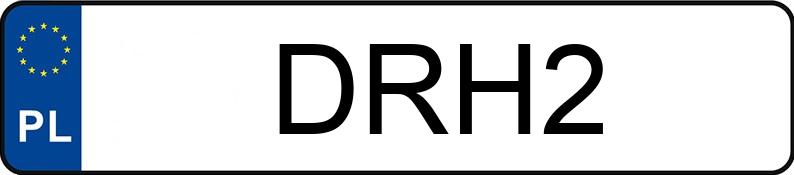 Numer rejestracyjny DRH 2 posiada FORD Explorer VI MR`16 XLT - DRH2