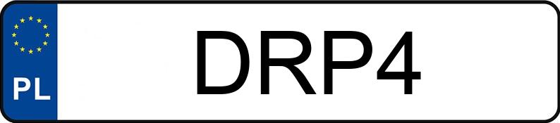 Numer rejestracyjny DRP 4 posiada HONDA Accord 2.4i MR`03 E3 Executive Aut. - DRP4