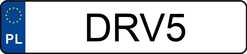 Numer rejestracyjny DRV 5 posiada DODGE Grand Caravan 3.6 Kat. MR`11 GT Aut. - DRV5