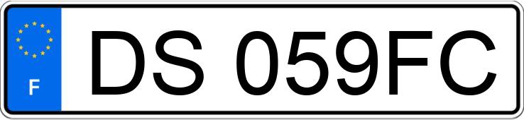 Numer rejestracyjny DS059FC posiada CITROEN C25