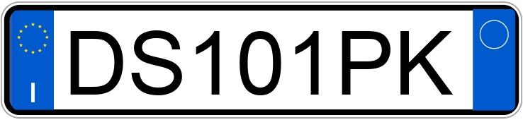 Numer rejestracyjny DS101PK posiada FIAT 500 Numer rejestracyjny DS101PK posiada FIAT 500