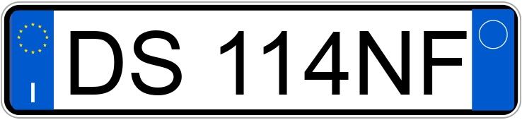 Numer rejestracyjny DS114NF posiada MERCEDES Classe A