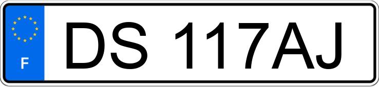 Numer rejestracyjny DS117AJ posiada CITROEN JUMPER