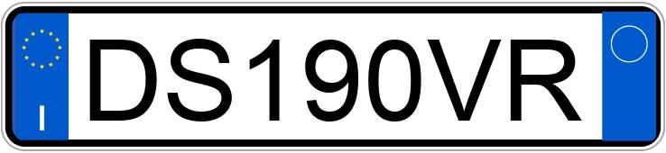 Numer rejestracyjny DS190VR posiada RENAULT Clio 3a serie