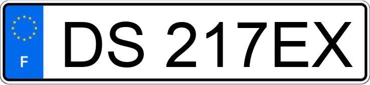 Numer rejestracyjny DS217EX posiada BMW SERIE 3 VI