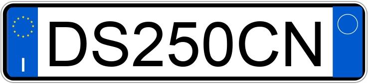 Numer rejestracyjny DS250CN posiada ALFA ROMEO Brera