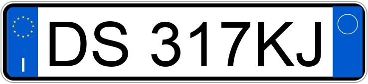 Numer rejestracyjny DS317KJ posiada LANCIA Musa 2a serie