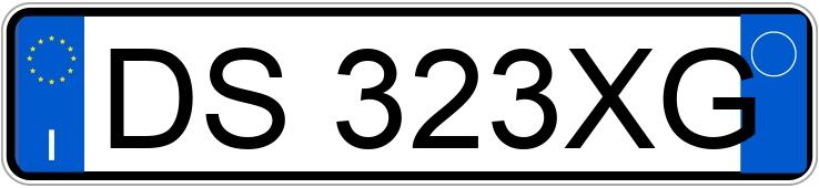 Numer rejestracyjny DS323XG posiada FIAT Bravo 2a serie