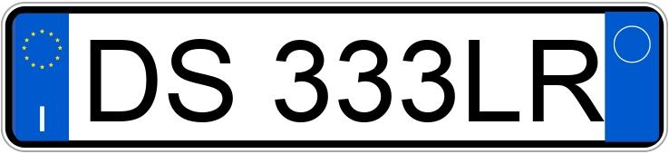 Numer rejestracyjny DS333LR posiada FIAT 500 Numer rejestracyjny DS333LR posiada FIAT 500