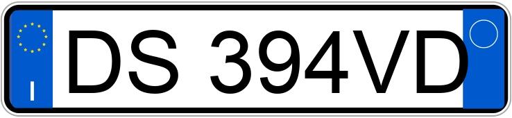 Numer rejestracyjny DS394VD posiada OPEL Corsa 4a serie