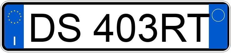 Numer rejestracyjny DS403RT posiada CITROEN Xsara