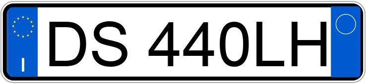Numer rejestracyjny DS440LH posiada LANCIA Ypsilon 2a serie