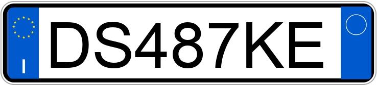 Numer rejestracyjny DS487KE posiada FORD Focus 2a serie