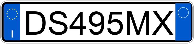 Numer rejestracyjny DS495MX posiada FORD Fiesta 6a serie
