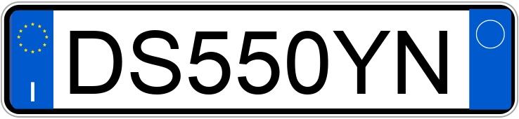 Numer rejestracyjny DS550YN posiada LANCIA Delta Numer rejestracyjny DS550YN posiada LANCIA Delta