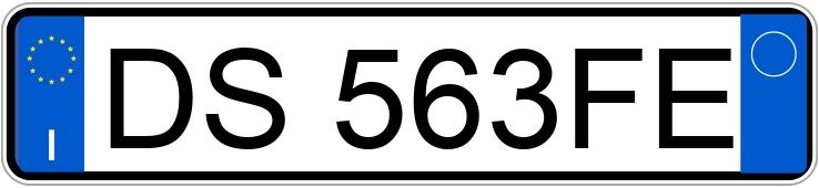 Numer rejestracyjny DS563FE posiada FIAT Panda 2a serie Numer rejestracyjny DS563FE posiada FIAT Panda 2a serie
