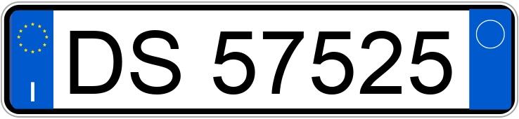 Numer rejestracyjny DS57525 posiada Kymco Xciting