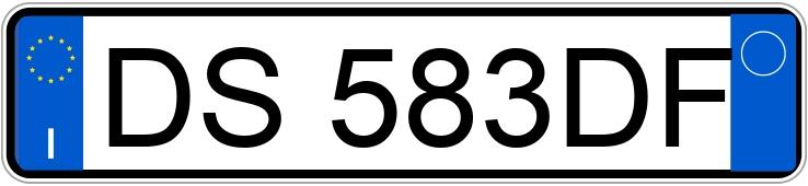 Numer rejestracyjny DS583DF posiada VOLKSWAGEN Polo 4a serie Numer rejestracyjny DS583DF posiada VOLKSWAGEN Polo 4a serie