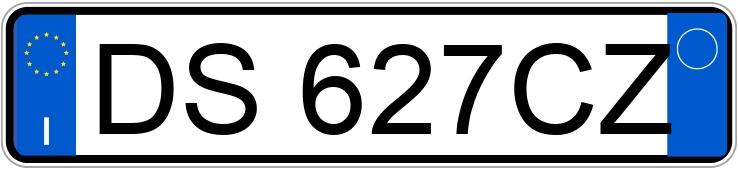 Numer rejestracyjny DS627CZ posiada BMW Serie 3