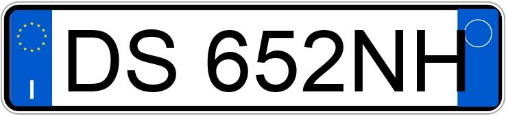 Numer rejestracyjny DS652NH posiada FIAT Grande Punto