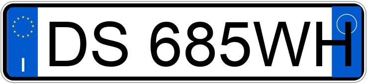 Numer rejestracyjny DS685WH posiada NISSAN Qashqai 1a serie