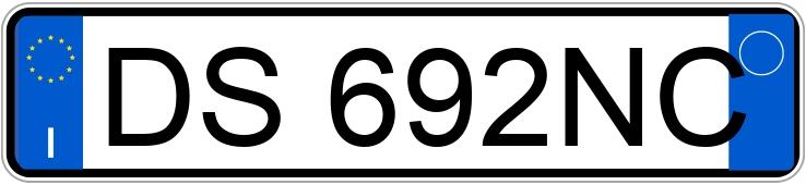 Numer rejestracyjny DS692NC posiada RENAULT Kangoo 3a serie