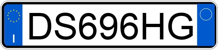 Numer rejestracyjny DS696HG posiada TOYOTA Yaris 2a serie