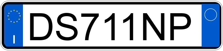 Numer rejestracyjny DS711NP posiada JEEP Wrangler 3a serie