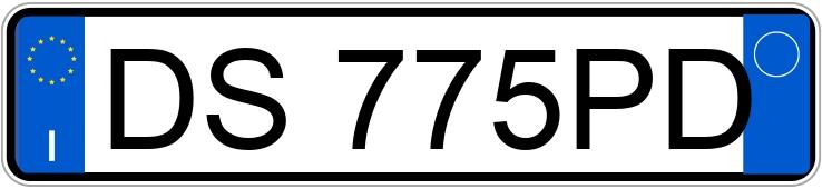 Numer rejestracyjny DS775PD posiada RENAULT Megane 3a serie