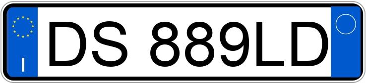 Numer rejestracyjny DS889LD posiada FIAT Punto 3a serie Numer rejestracyjny DS889LD posiada FIAT Punto 3a serie