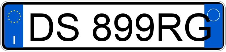 Numer rejestracyjny DS899RG posiada FIAT Grande Punto