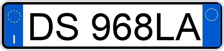 Numer rejestracyjny DS968LA posiada ALFA ROMEO 147 2a serie
