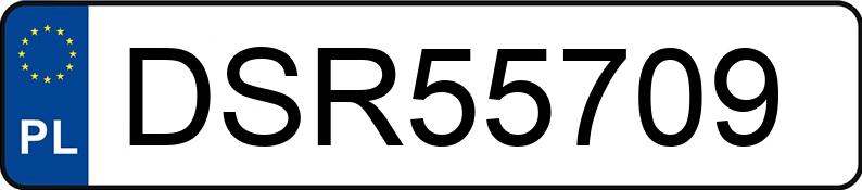 Numer rejestracyjny DSR 55709 posiada FORD FIESTA 1.4 TDCI - DSR55709