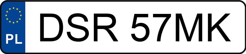Numer rejestracyjny DSR 57MK posiada SUZUKI Choppery/Cruisery VS 1400 GLP - DSR57MK
