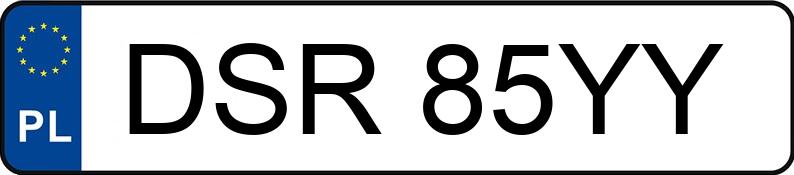 Numer rejestracyjny DSR 85YY posiada MERCEDES-BENZ V-KLASSE - DSR85YY