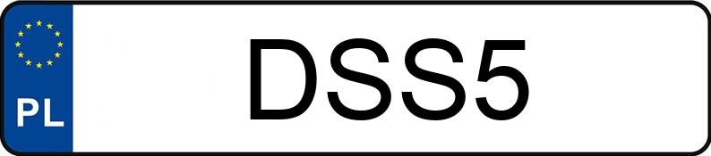 Numer rejestracyjny DSS 5 posiada JEEP Wrangler Unlimited JL MR`19 E6d Sahara - DSS5