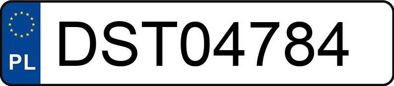 Numer rejestracyjny DST 04784 posiada RENAULT MASTER - DST04784