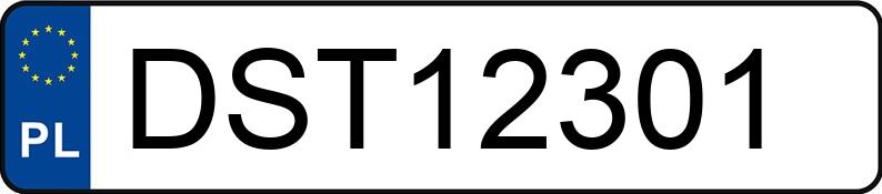 Numer rejestracyjny DST 12301 posiada OPEL CORSA - DST12301