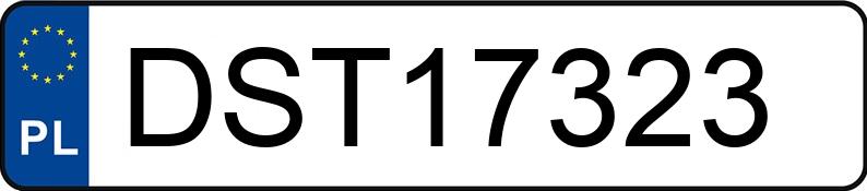 Numer rejestracyjny DST 17323 posiada AUDI A4 1.6 KAT - DST17323