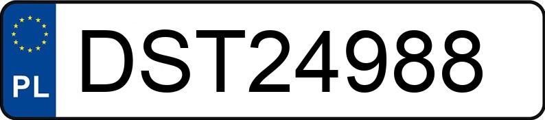Numer rejestracyjny DST 24988 posiada BMW 520 Diesel MR`16 E6c/d G30 520 Diesel MR`16 E6c/d G30 - DST24988