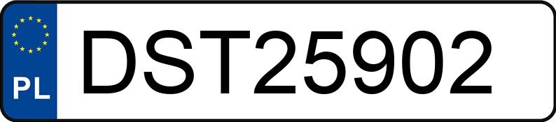 Numer rejestracyjny DST 25902 posiada BMW 330D - DST25902