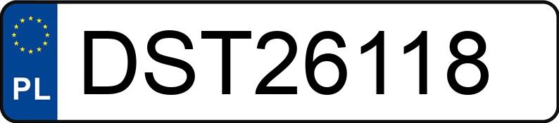 Numer rejestracyjny DST 26118 posiada BMW 320 - DST26118