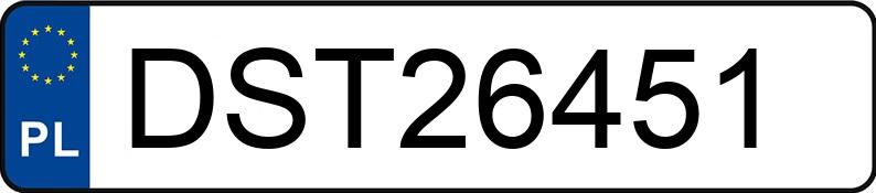 Numer rejestracyjny DST 26451 posiada OPEL/LAMAR MOVANO/LA02 - DST26451