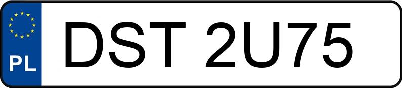 Numer rejestracyjny DST 2U75 posiada VOLKSWAGEN POLO - DST2U75