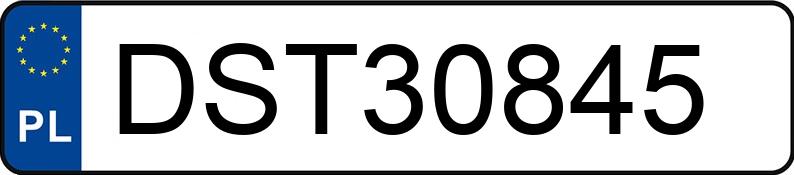 Numer rejestracyjny DST 30845 posiada AUDI A6 - DST30845