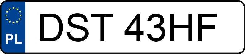 Numer rejestracyjny DST 43HF posiada HONDA Sportowe do 600 ccm CBR 600 F - DST43HF
