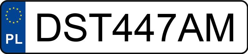 Numer rejestracyjny DST 447AM posiada MAN 18232 - DST447AM Numer rejestracyjny DST 447AM posiada MAN 18232 - DST447AM
