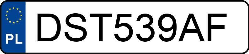 Numer rejestracyjny DST 539AF posiada BMW 520I - DST539AF Numer rejestracyjny DST 539AF posiada BMW 520I - DST539AF