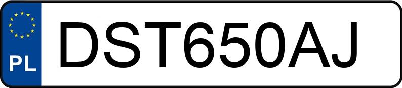 Numer rejestracyjny DST 650AJ posiada AUDI A6 - DST650AJ Numer rejestracyjny DST 650AJ posiada AUDI A6 - DST650AJ
