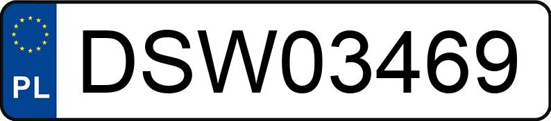 Numer rejestracyjny DSW 03469 posiada MERCEDES-BENZ 190 D - DSW03469